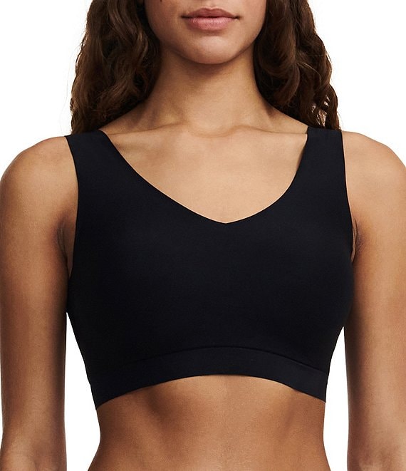 Color:Black - Image 1 - Soft Stretch Padded Wire Free Bra Top