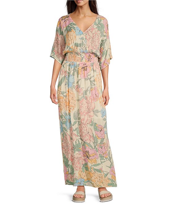 3/4 sleeve Stripe Maxi V neck Bandage High waist Maxi Dresses 3/4 sleeve Stripe Maxi V neck Bandage High waist Maxi Dresses