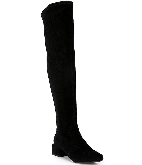 Chelsea & Violet Ziggy Suede Narrow Calf Over-the-Knee Boots | Dillard's