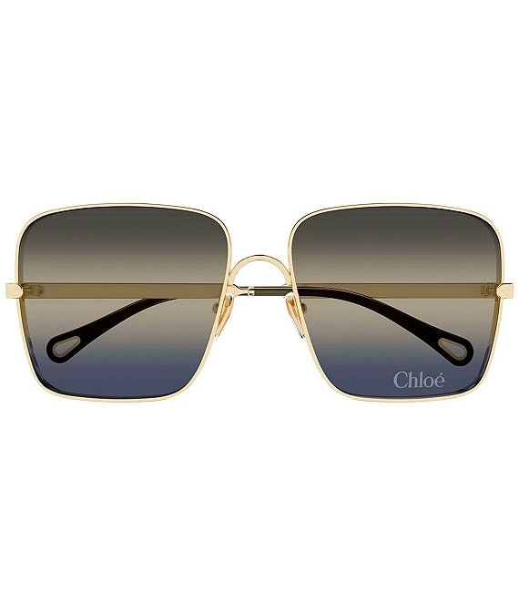 SALE！CHLOE　サングラス Chloe Women's Aly Bold 61mm Gradient Square Retro Sunglasses