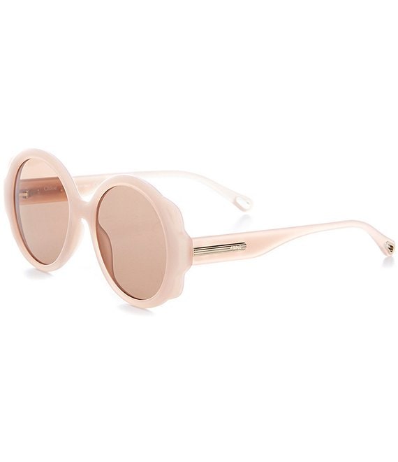 55mm store round sunglasses