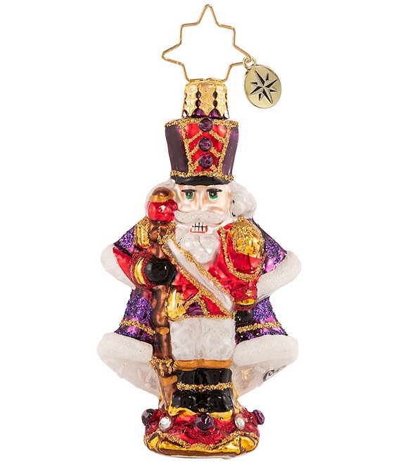 Christopher Radko A Stoic Soldier Nutcracker Little Gem Ornament ...