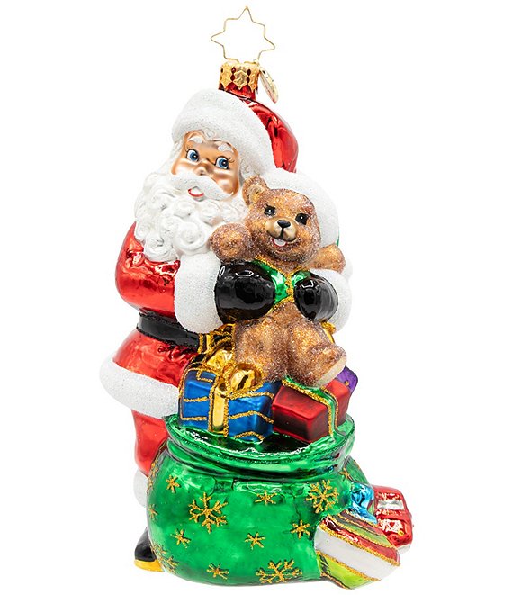 Christopher Radko Bundle Of Cheer Glass Ornament