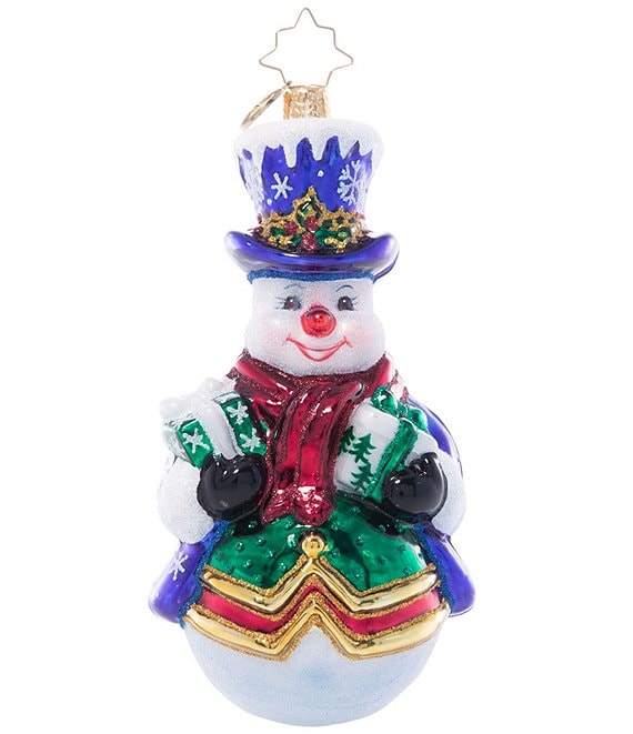 Christopher Radko Holiday Best Snowman Ornament | Dillard's