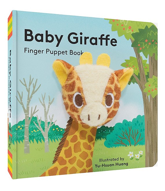 Color:Multi - Image 1 - Baby Giraffe Finger Puppet Book