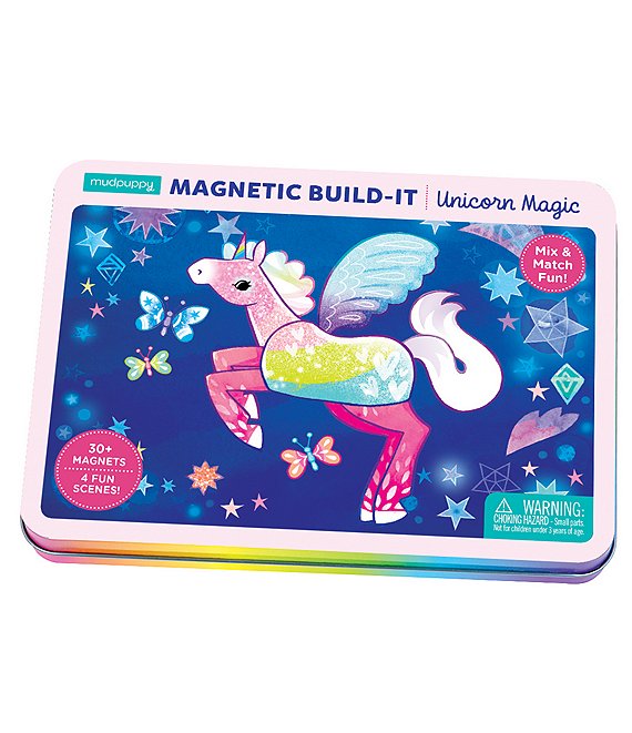 Color:Multi - Image 1 - Unicorn Magic Magnetic Build-It Travel Toy