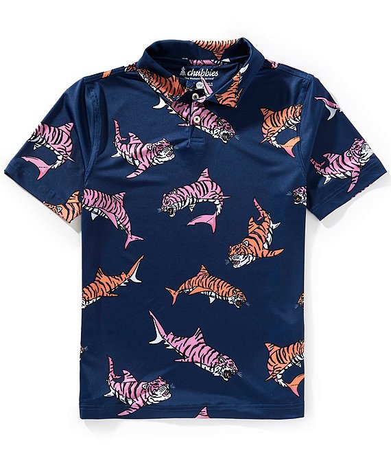 Chubbies Big Boys 7-20 Tiger Shark Polo Shirt | Dillard's
