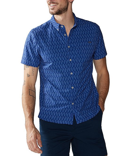 Chubbies Friday BreezeTech Short Sleeve Woven Shirt | Dillard's