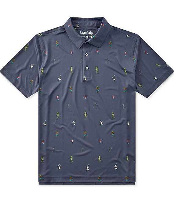 Chubbies Monsters Short Sleeve Polo Shirt
