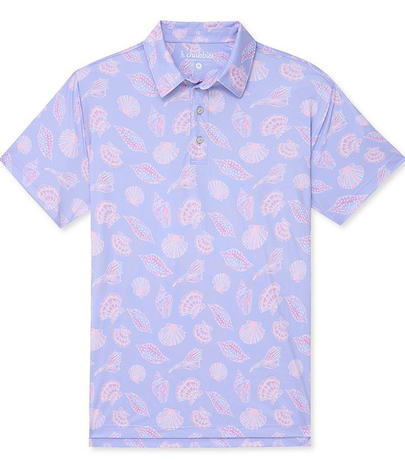 Chubbies Shell Yeah Short Sleeve Performance Knit Polo