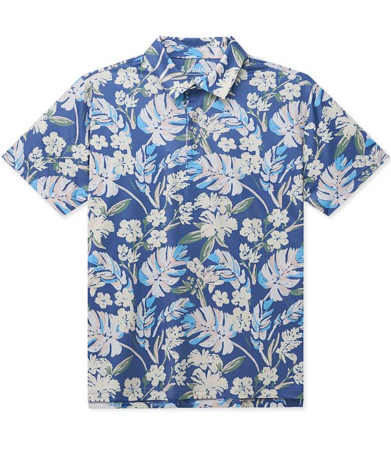 Chubbies Starry Night Stem Printed Performance Short Sleeve Polo
