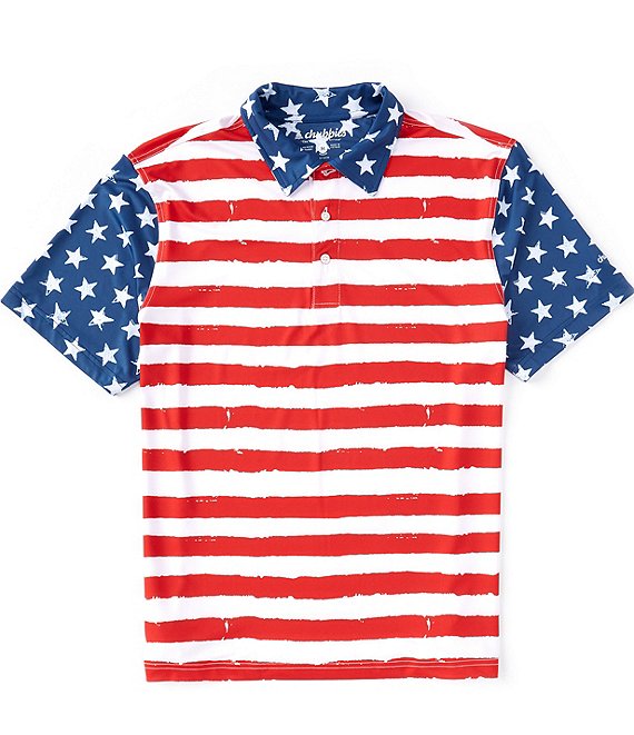 Chubbies The 1776 Americana Short Sleeve Performance Polo Shirt | Dillard's