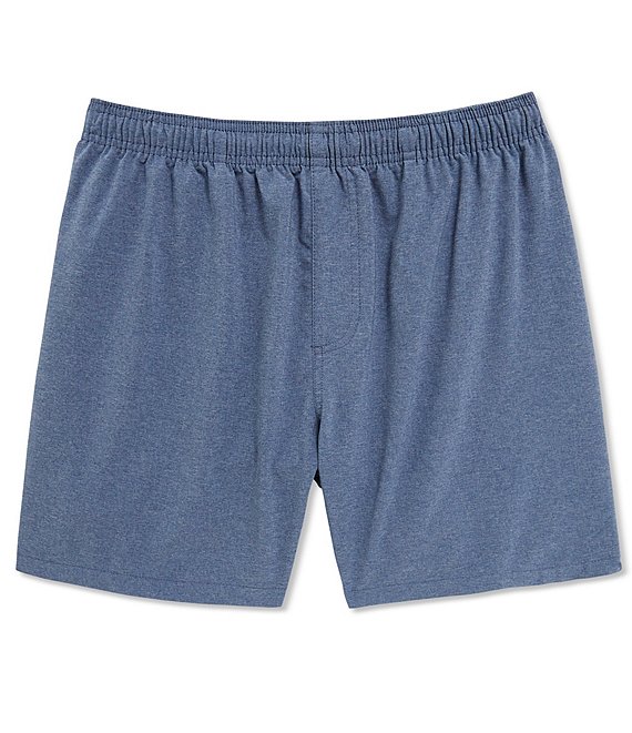 Color:Dusty Blue - Image 1 - The Amphibous 5.5#double; Inseam Stretch Hybrid Athletic Shorts