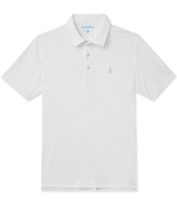 Chubbies Vanna Short Sleeve Checkered Polo