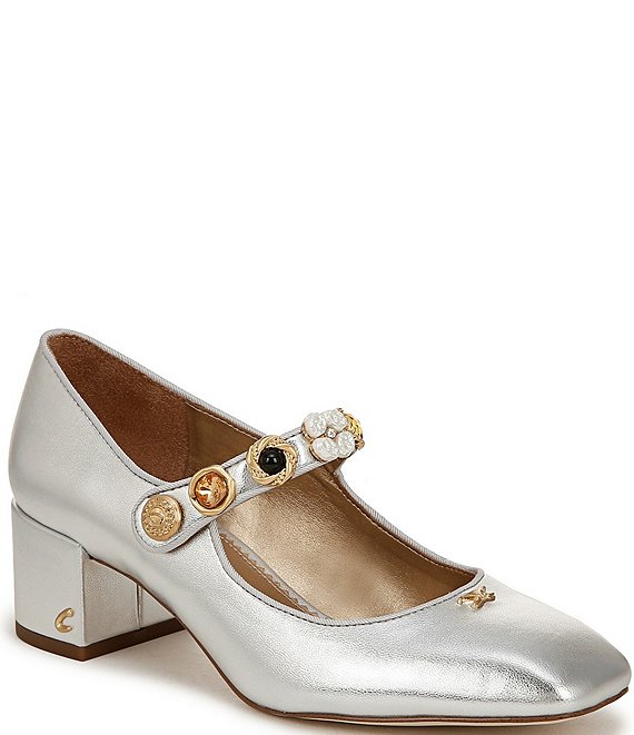 Circus NY by Sam Edelman Women s Elaine Mary Jane Silver 6.5M