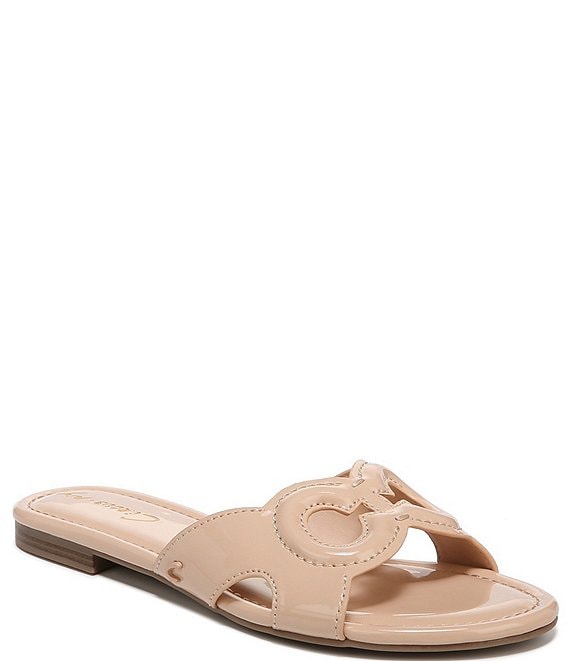 Circus NY Cate Patent Double C Slide Sandals | Dillard's