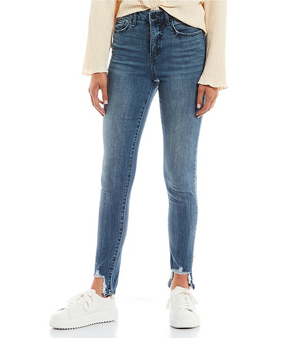 Circus NY High Rise Distressed Skinny Jeans | Dillard's
