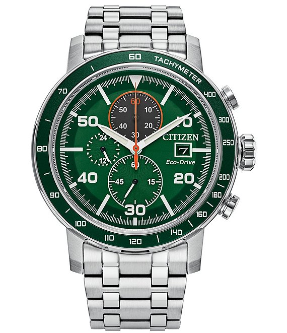 Citizen Eco-Drive Men’s Silver Chronograph Watch