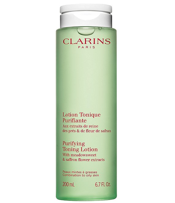 Clarins Purifying Toning Refillable Lotion with Meadowsweet for Combination to Oily Skin