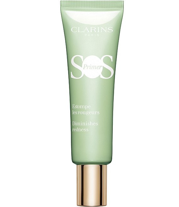 Clarins SOS Color Correcting and Hydrating Make-up Primer, Green - Image 1