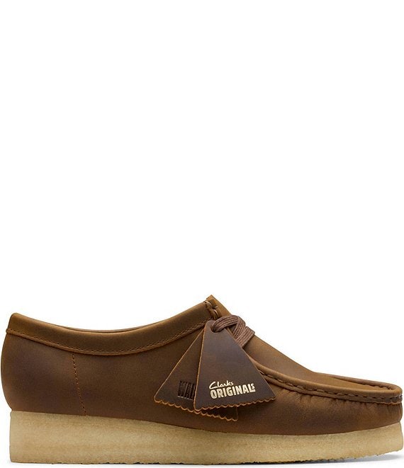Clarks Original Wallabee Leather Moc-Toe Oxfords | Dillard's