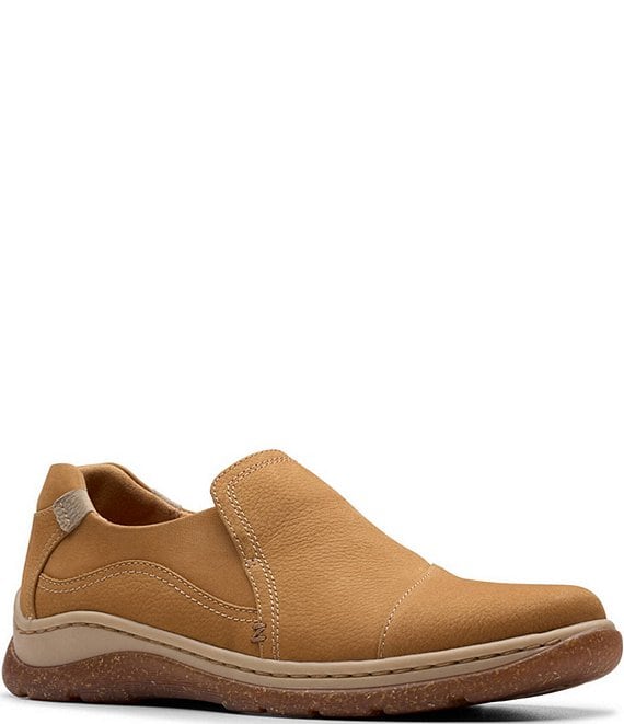Clarks Artisan Orlene Slip Nubuck Suede Slip On Sneakers | Dillard's