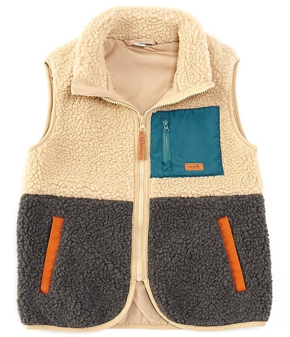 Class Club Big Boys 8 20 Color Blocked Sherpa Vest