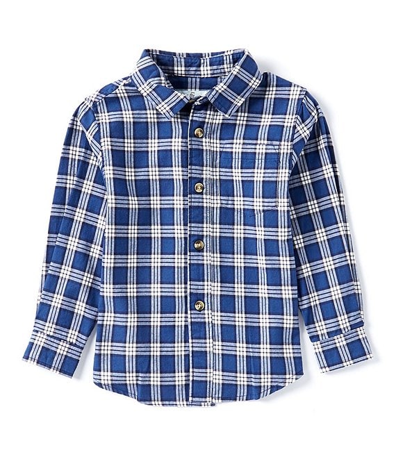 Class Club Big Boys 8-20 Long Sleeve Plaid Flannel Shirt | Dillard&rsquo;s