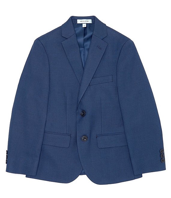 Class Club Big Boys 8-20 Long Sleeve Sharkskin Blazer | Dillard's