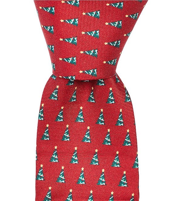 Class Club Boys Christmas Tree Pattern 50#double; Tie