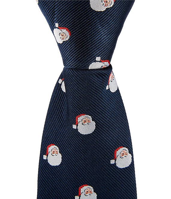 Class Club Boys Santa Face Pattern 14#double; Zipper Tie