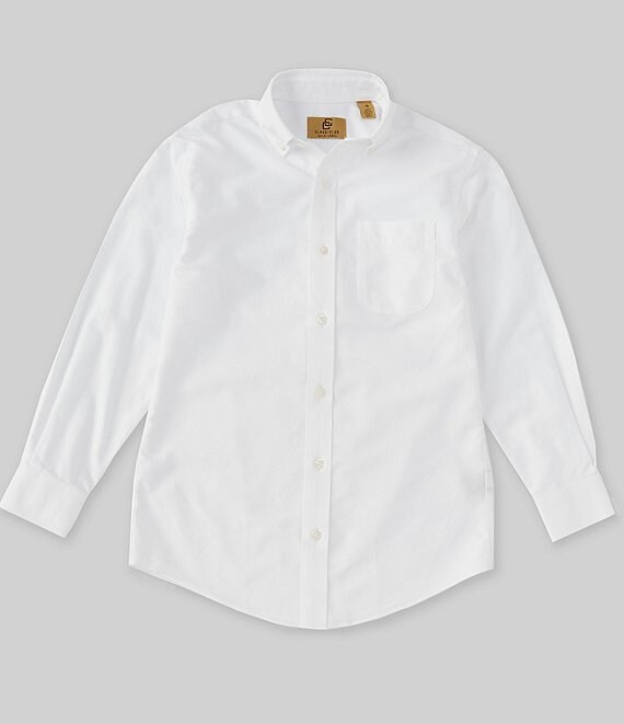 Color:White - Image 1 - Gold Label Big Boys 8-20 Oxford Shirt