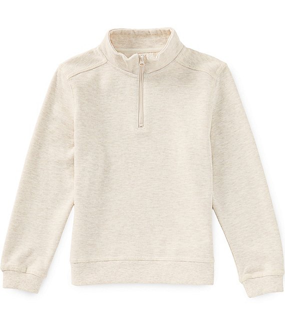 Class Club Little Boys Quarter Zip Slub Pullover