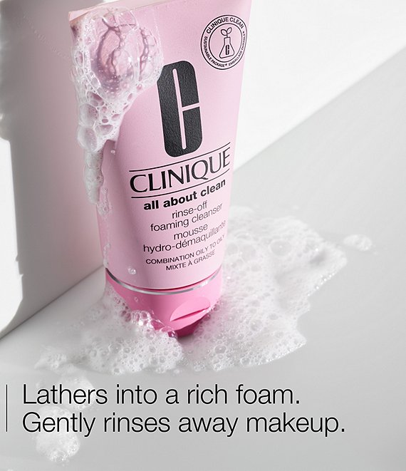 Clinique All About Clean™ Rinse-Off Foaming Face Cleanser | Dillard's