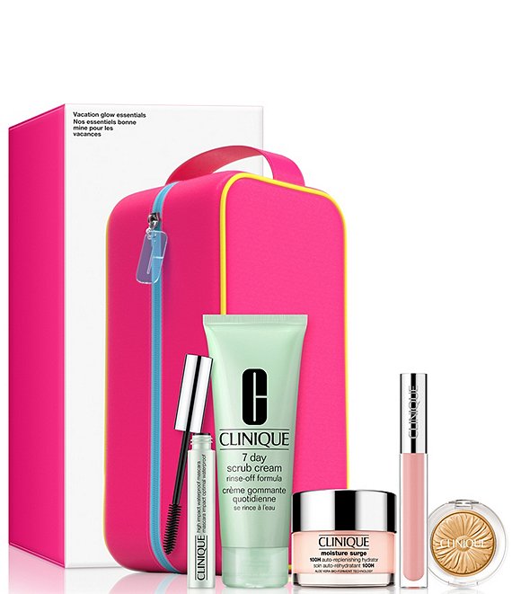 Clinique Vacation Glow Essentials Set $37 with any Clinique Purchase