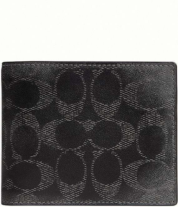 COACH 3-In-1 Signature Canvas Loved Leather Wallet