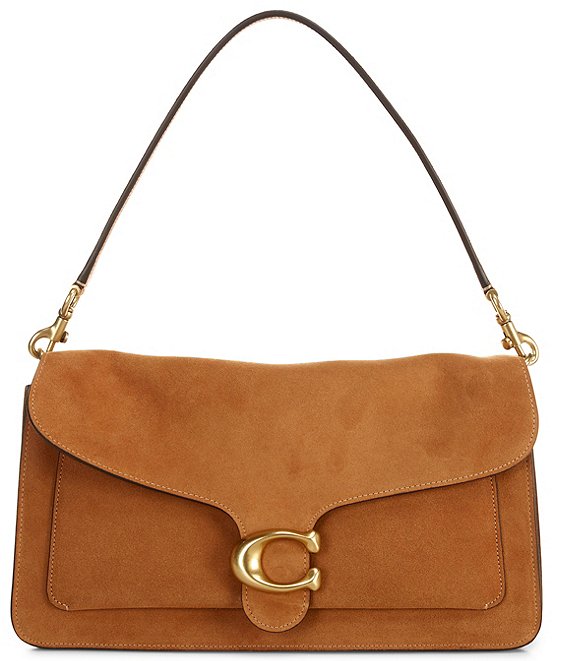 COACH Tabby 36 Suede Shoulder Bag
