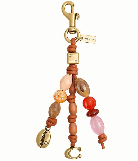 COACH Beaded Culster Resin Bag Charm
