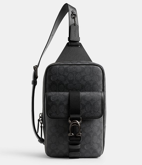 GUCCI Logo-Jacquard Canvas Belt Bag for Men