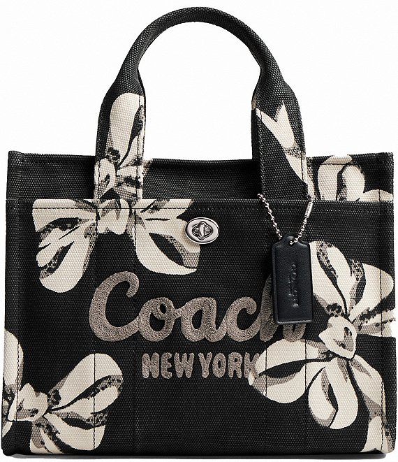 Coach City Tote With hot Floral Bow Print