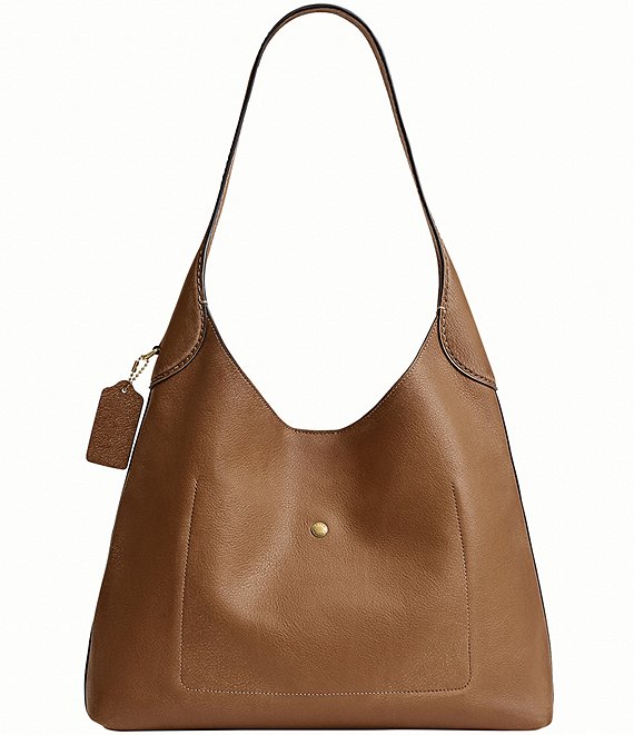 COACH Brooklyn 34 Loved Leather Shoulder Bag | Dillard's