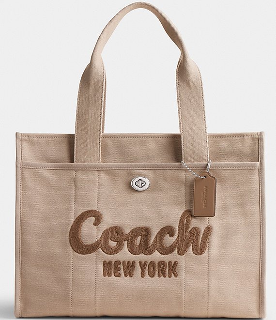 COACH Willow 24 Pebbled Leather Tote Bag | Dillard's