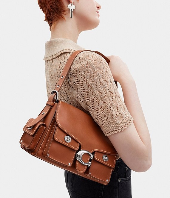 COACH Cargo Western Turn-Lock Soft Tabby Shoulder Bag | Dillard's