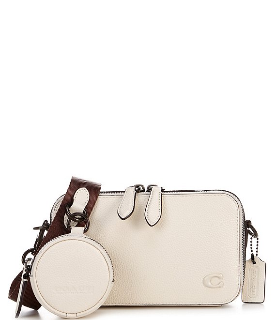 COACH Charter Polished Pebble Leather Slim Crossbody Bag Dillard's