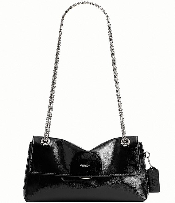 COACH Chelsea 26 Glazed Leather Chain Shoulder Bag