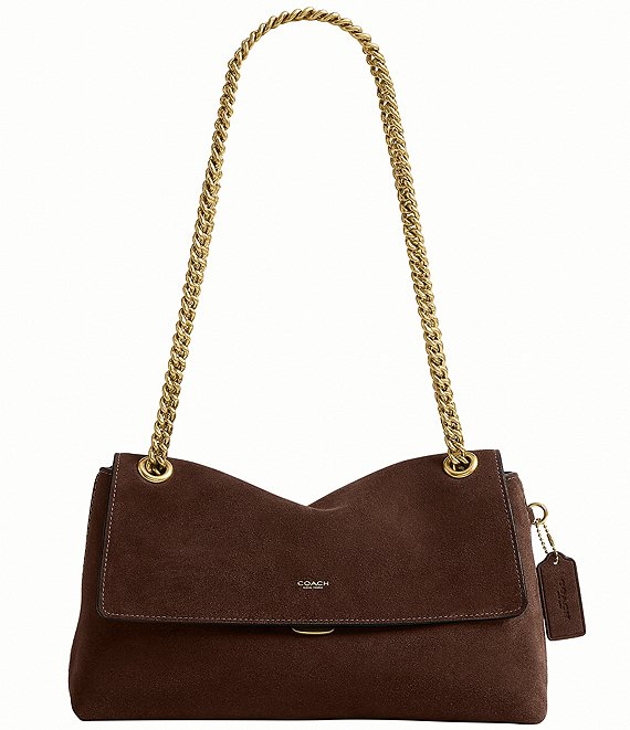 COACH Chelsea Suede Shoulder Bag 30 | Dillard's