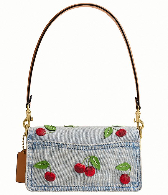 COACH Tabby 20 Cherry Denim Shoulder Bag | Dillard's