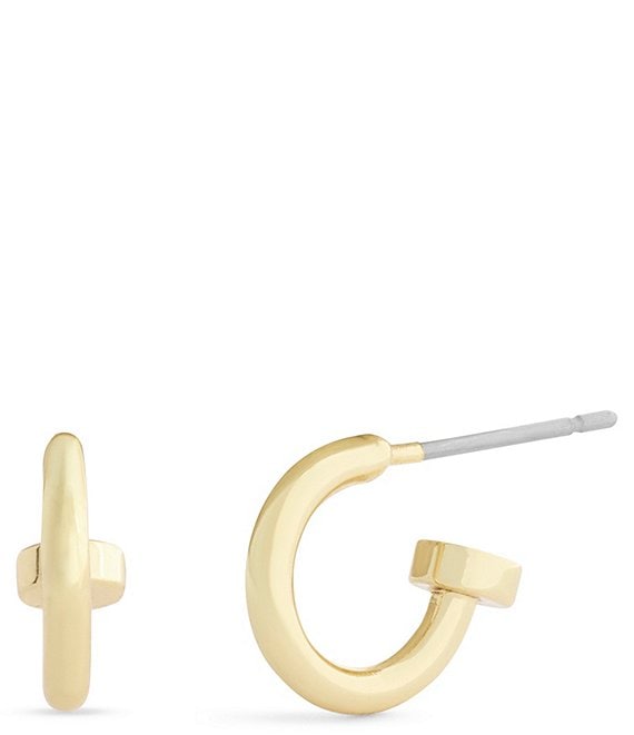 COACH Classic Mini Huggie Hoop Earrings