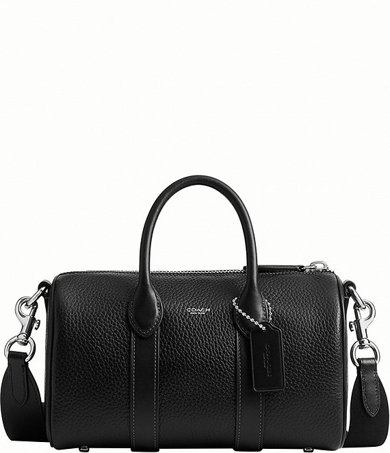 Coach 1941 Duffle Bag in Oxblood Pebble Leather with Zip Top  Coach Duffle Pebbled Leather Handbag main image 1