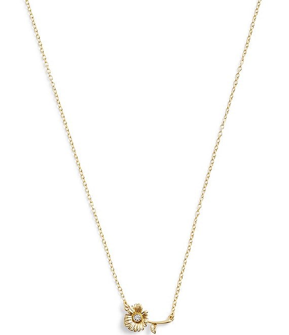 Daisy Pendant Necklace (14K Gold) – Meri Lou Jewelry